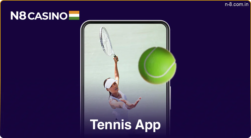 N8 Casino has a wide range of tennis betting lines available, including popular championships